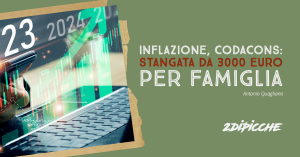 Inflazione, Codacons: stangata da 3000 euro per famiglia