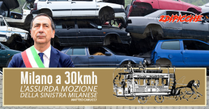 Milano a 30kmh, l’assurda mozione della sinistra milanese