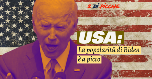 USA: popolarità Biden a picco