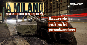 Bazzecole: “A Milano non esiste un problema di sicurezza"