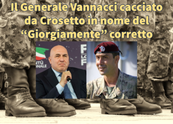 Il Generale Vannacci cacciato da Crosetto in nome del "Giorgiamente" corretto