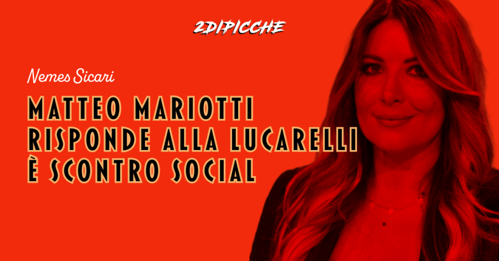 Matteo Mariotti risponde alla Luccarelli, è scontro social