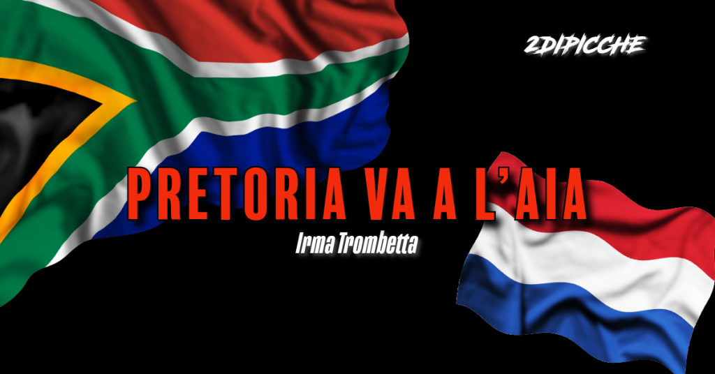 Pretoria va a L’Aia