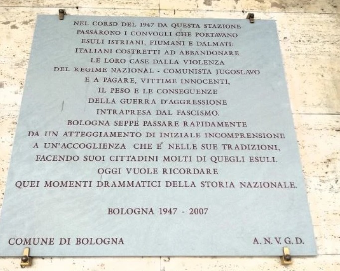 Giorno del Ricordo: A Bologna ancora tanta ipocrisia e menzogna