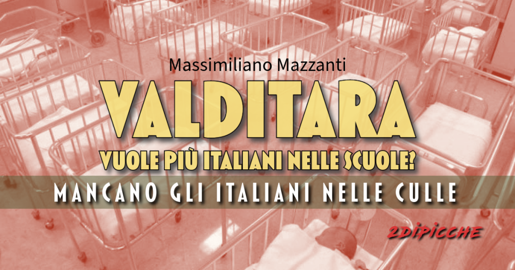 Valditara vuole più italiani nelle scuole? Mancano gli italiani nelle culle