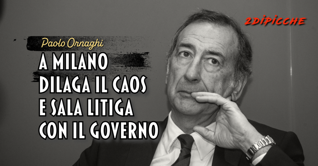 A Milano dilaga il caos e Sala litiga con il governo
