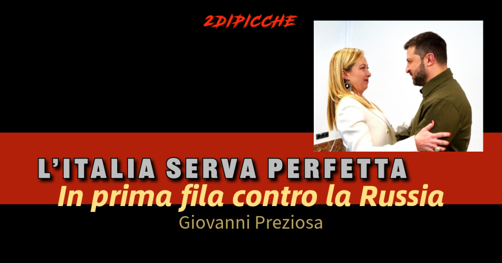 L’Italia serva perfetta in prima fila contro la Russia