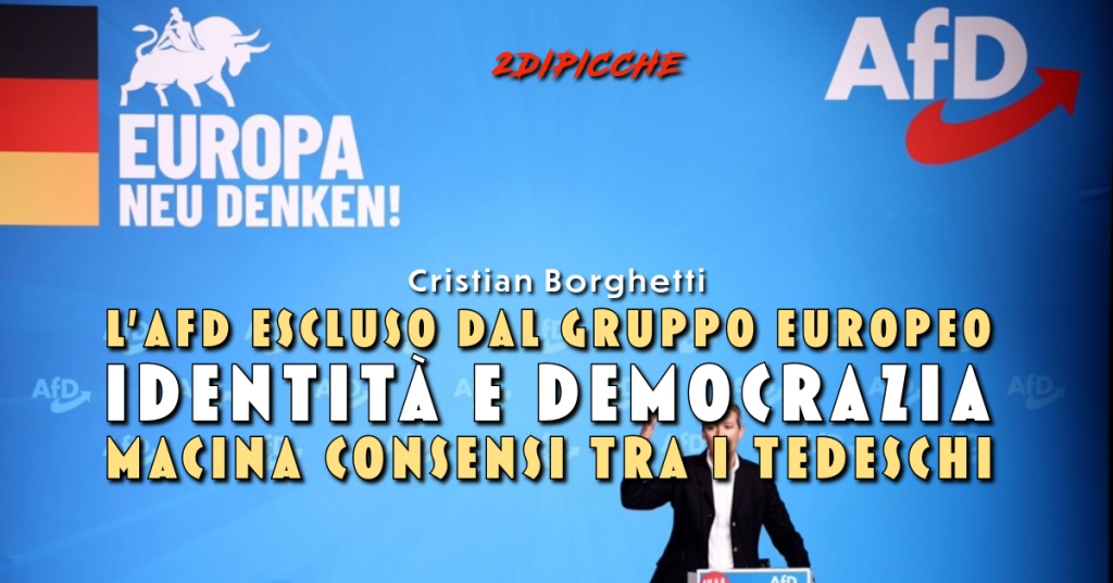 L’AfD escluso dal gruppo europeo Identità e democrazia macina consensi tra i tedeschi