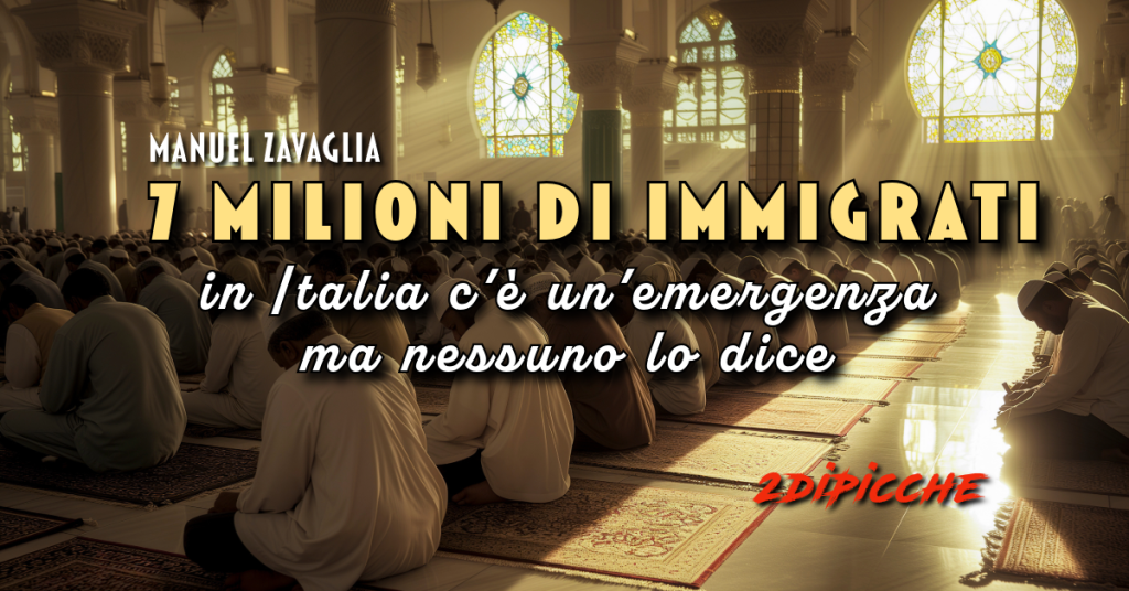 Oltre 7 milioni di immigrati, in Italia c’è un’emergenza ma nessuno lo dice