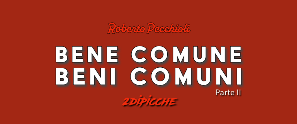 bene comune beni comuni