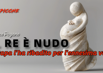 Il re è nudo Il Papa l'ha ribadito per l'ennesima volta