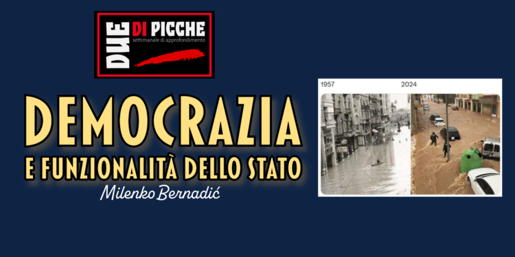 Democrazia e funzionalità dello stato