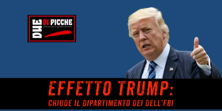 Effetto Trump: chiude il dipartimento DEI dell’FBI