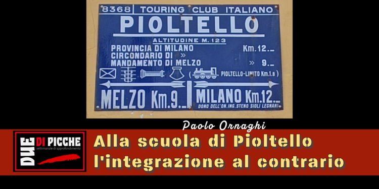 Alla scuola di Pioltello l'integrazione al contrario