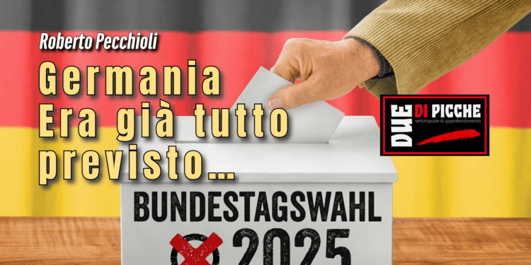 Germania. Era già tutto previsto…