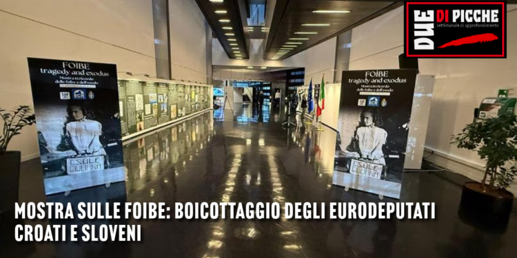 Mostra sulle foibe boicottaggio degli eurodeputati croati e sloveni