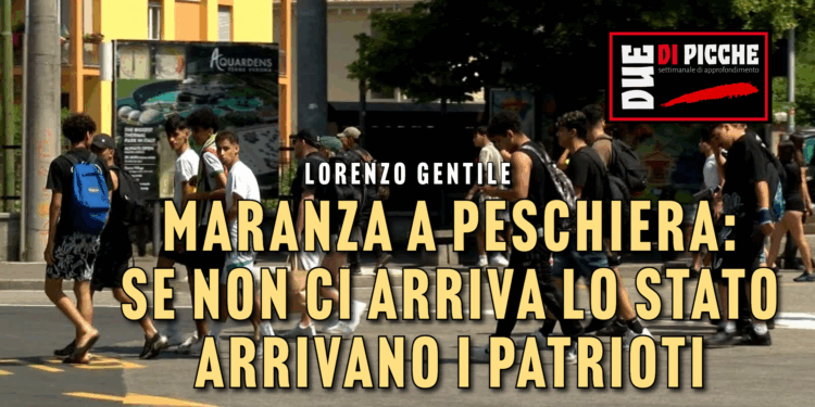 Maranza a Peschiera: se non ci arriva lo stato arrivano i Patrioti