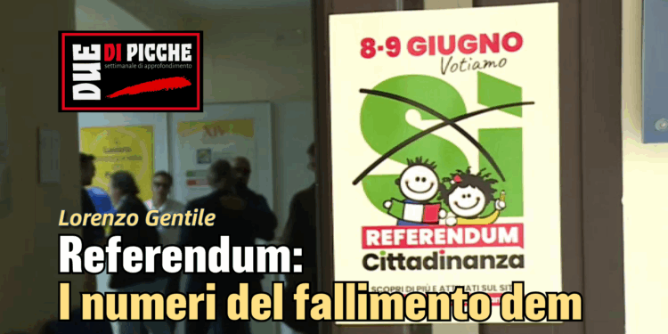 Referendum: i numeri del fallimento dem