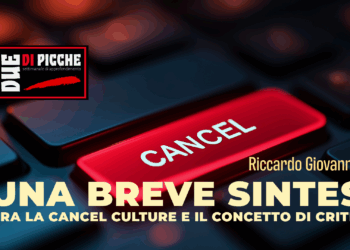 Una breve sintesi tra la cancel culture e il concetto di critica
