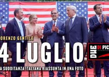4 luglio: la sudditanza italiana riassunta in una foto