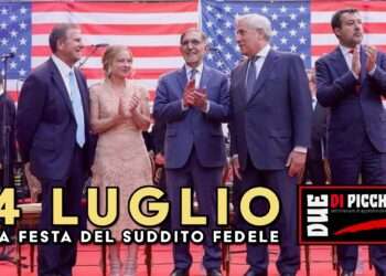 Italia e USA: il 4 luglio la festa del suddito fedele