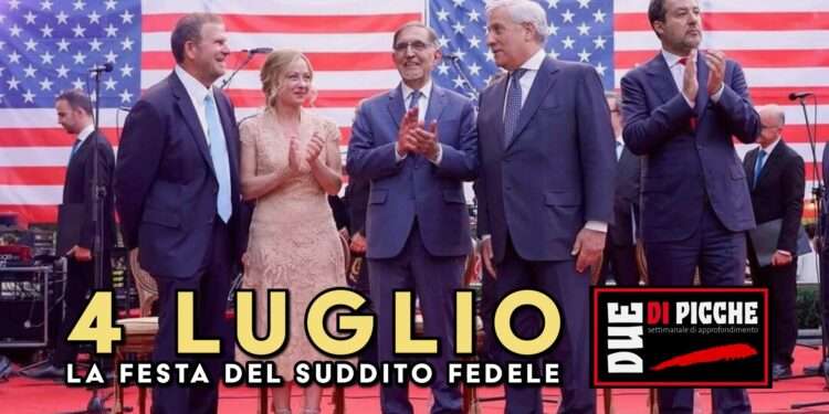 Italia e USA: il 4 luglio la festa del suddito fedele