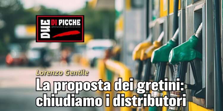 La proposta dei gretini: chiudiamo i distributori