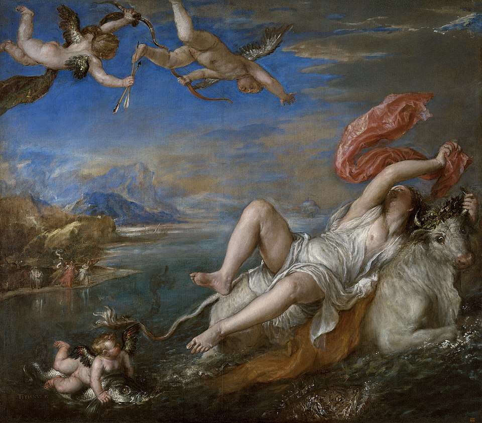 "Ratto di Europa" - Tiziano Vecelio