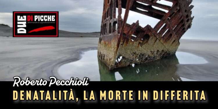 Denatalità, la morte in differita