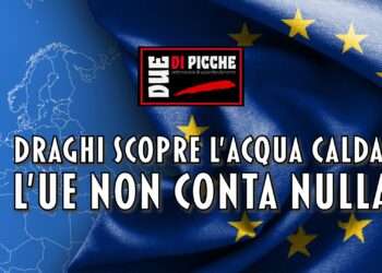 Draghi scopre l’acqua calda: l’UE non conta nulla