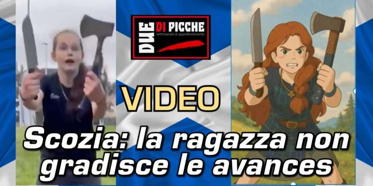 Scozia: la ragazza non gradisce le avances