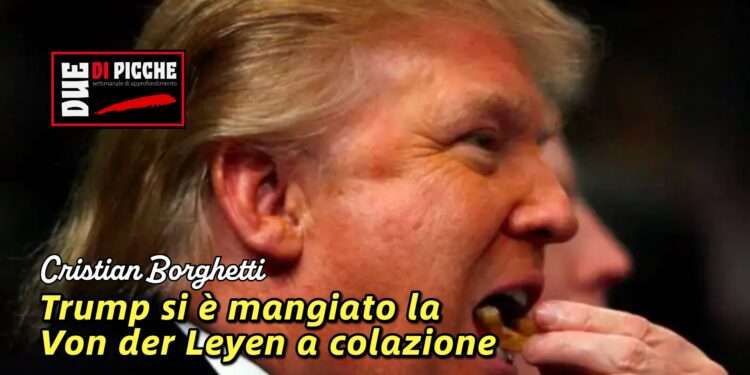 Trump si à mangiato