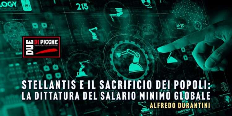 STELLANTIS E IL SACRIFICIO DEI POPOLI: LA DITTATURA DEL SALARIO MINIMO GLOBALE