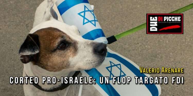 Corteo pro-Israele: un flop targato FDI