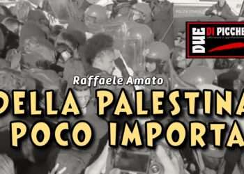 Della Palestina poco importa