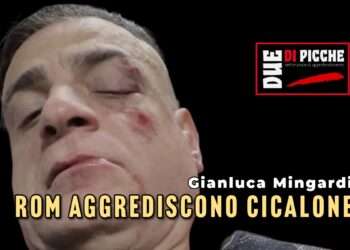 Rom aggrediscono Cicalone