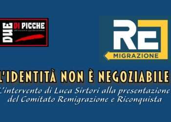 L’intervento di Luca Sirtori alla presentazione del Comitato Remigrazione e Riconquista