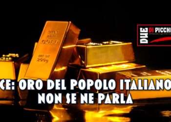 BCE: Oro del popolo italiano? Non se ne parla.
