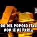BCE: Oro del popolo italiano? Non se ne parla.