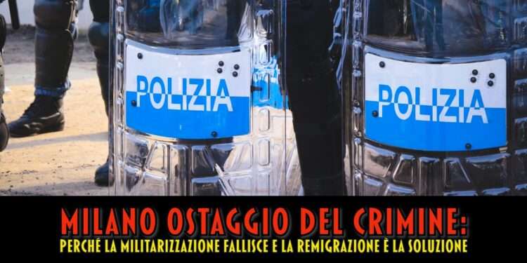 Milano ostaggio del crimine