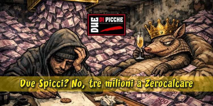 Due Spicci? No, tre milioni a Zerocalcare