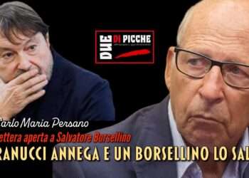 RANUCCI ANNEGA E UN BORSELLINO LO SALVA