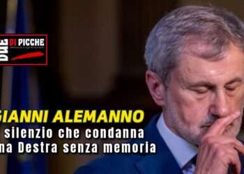 Alemanno: Il silenzio che condanna una Destra senza memoria