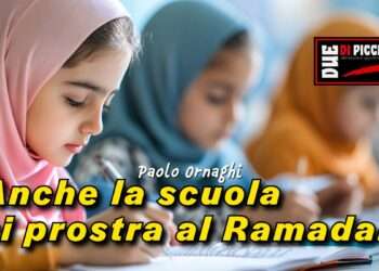 Anche la scuola si prostra al Ramadan