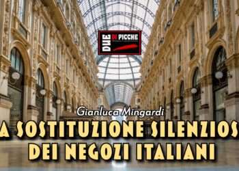 La sostituzione silenziosa dei negozi italiani