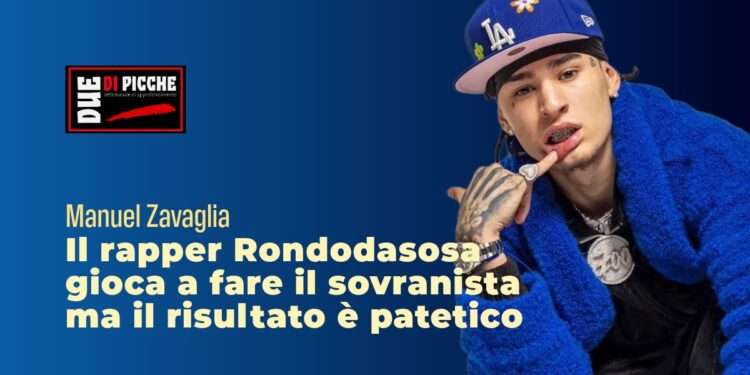 il rapper Rondodasosa