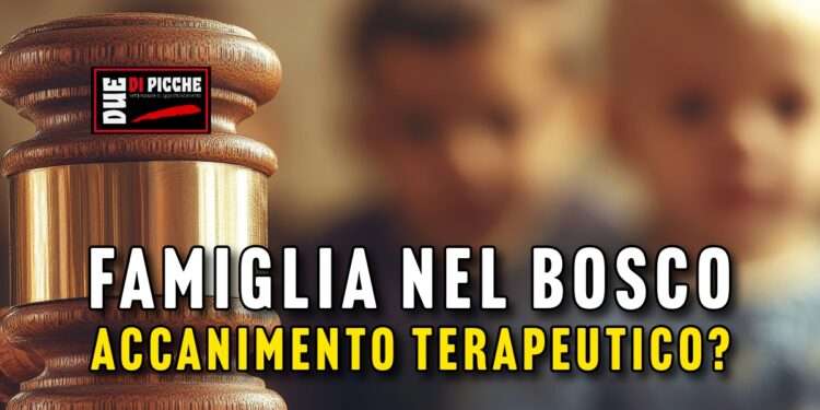 Famiglia nel bosco: accanimento terapeutico?