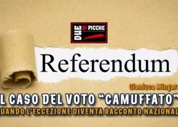 Il caso del voto “camuffato”: quando l’eccezione diventa racconto nazionale