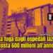 La fuga dagli ospedali laziali costa 600 milioni all'anno