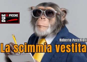 La scimmia vestita